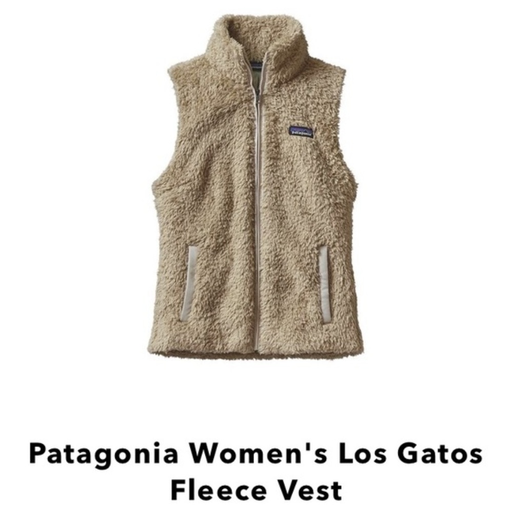 Patagonia Los Gatos fleece vest el cap khaki Small